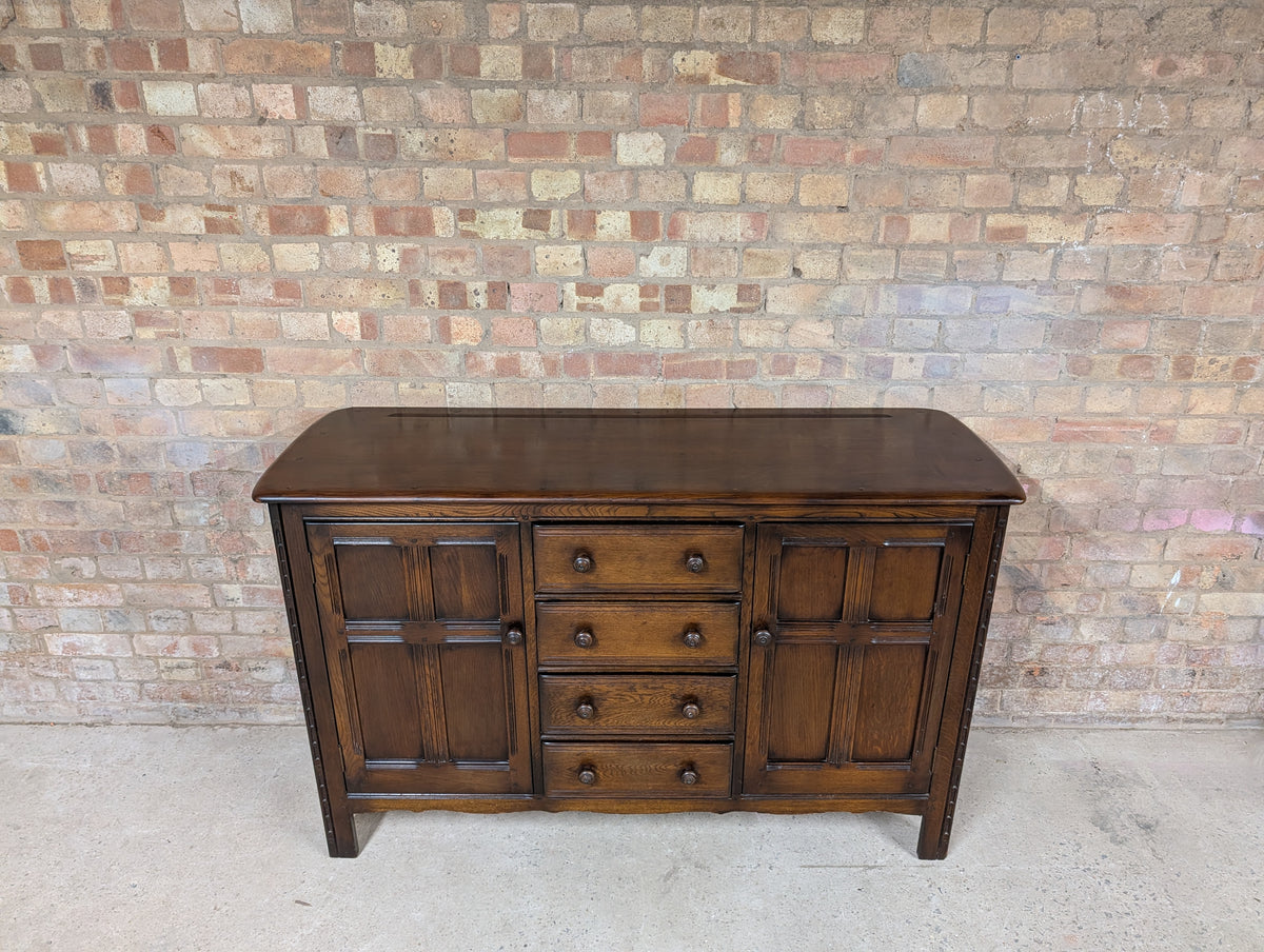 Vintage Ercol Old Colonial Oak Sideboard/ Dresser Base