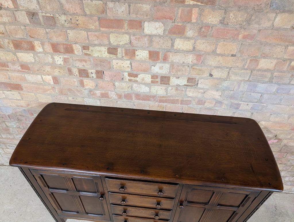 Vintage Ercol Old Colonial Oak Sideboard/ Dresser Base