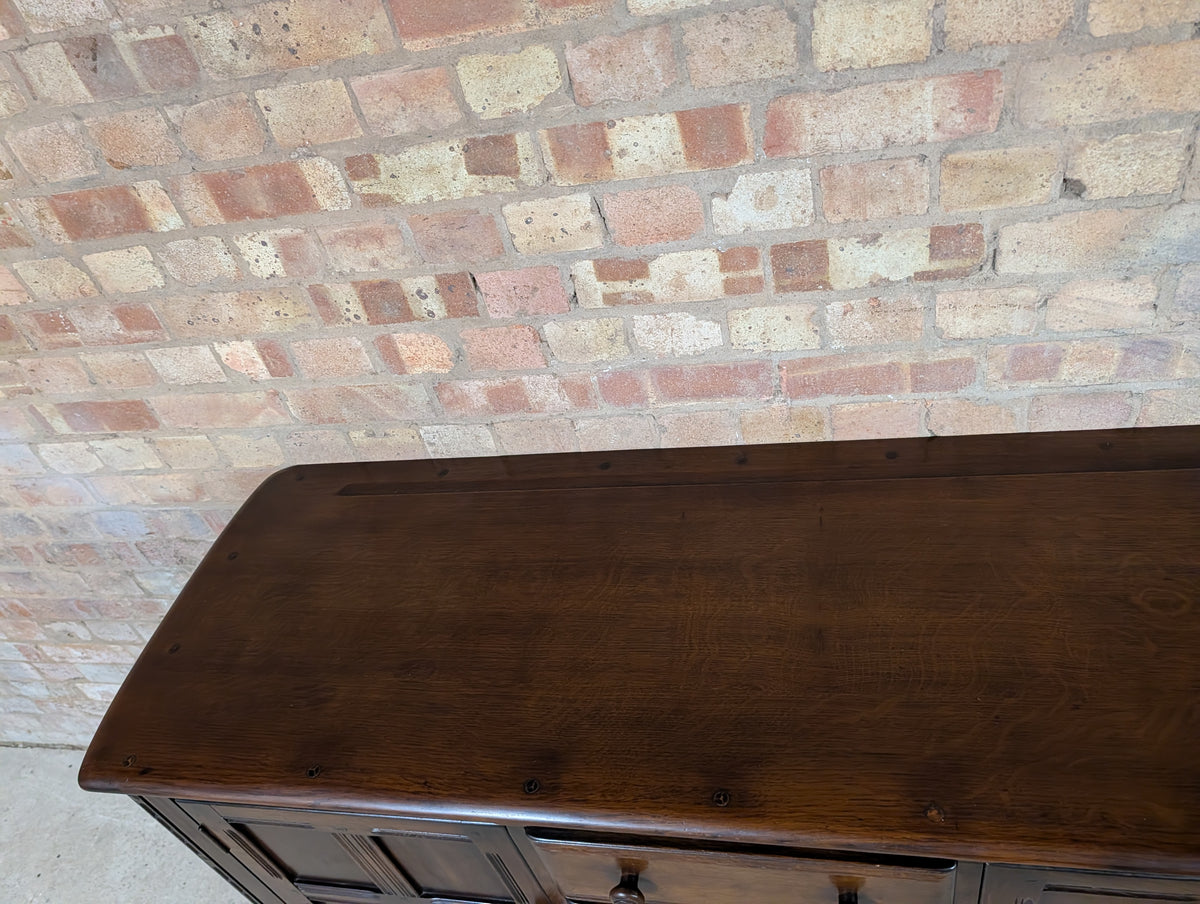 Vintage Ercol Old Colonial Oak Sideboard/ Dresser Base