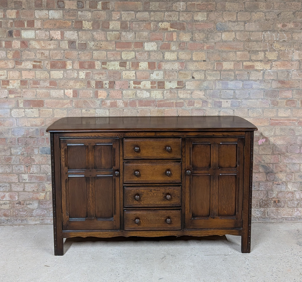 Vintage Ercol Old Colonial Oak Sideboard/ Dresser Base