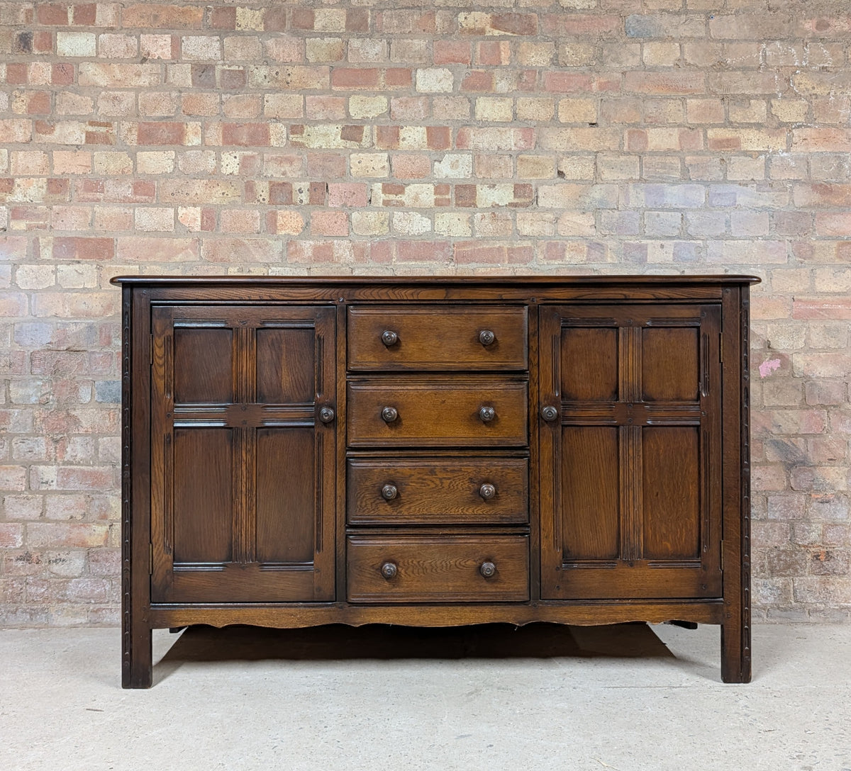Vintage Ercol Old Colonial Oak Sideboard/ Dresser Base