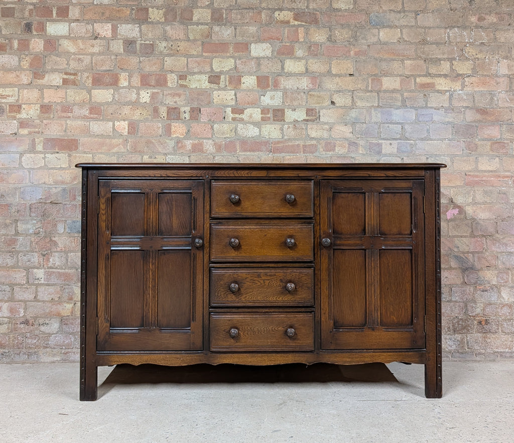 Vintage Ercol Old Colonial Oak Sideboard/ Dresser Base