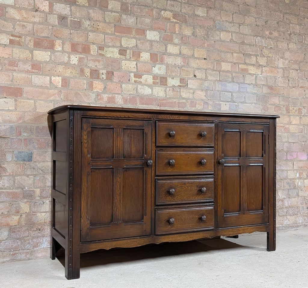 Vintage Ercol Old Colonial Oak Sideboard/ Dresser Base