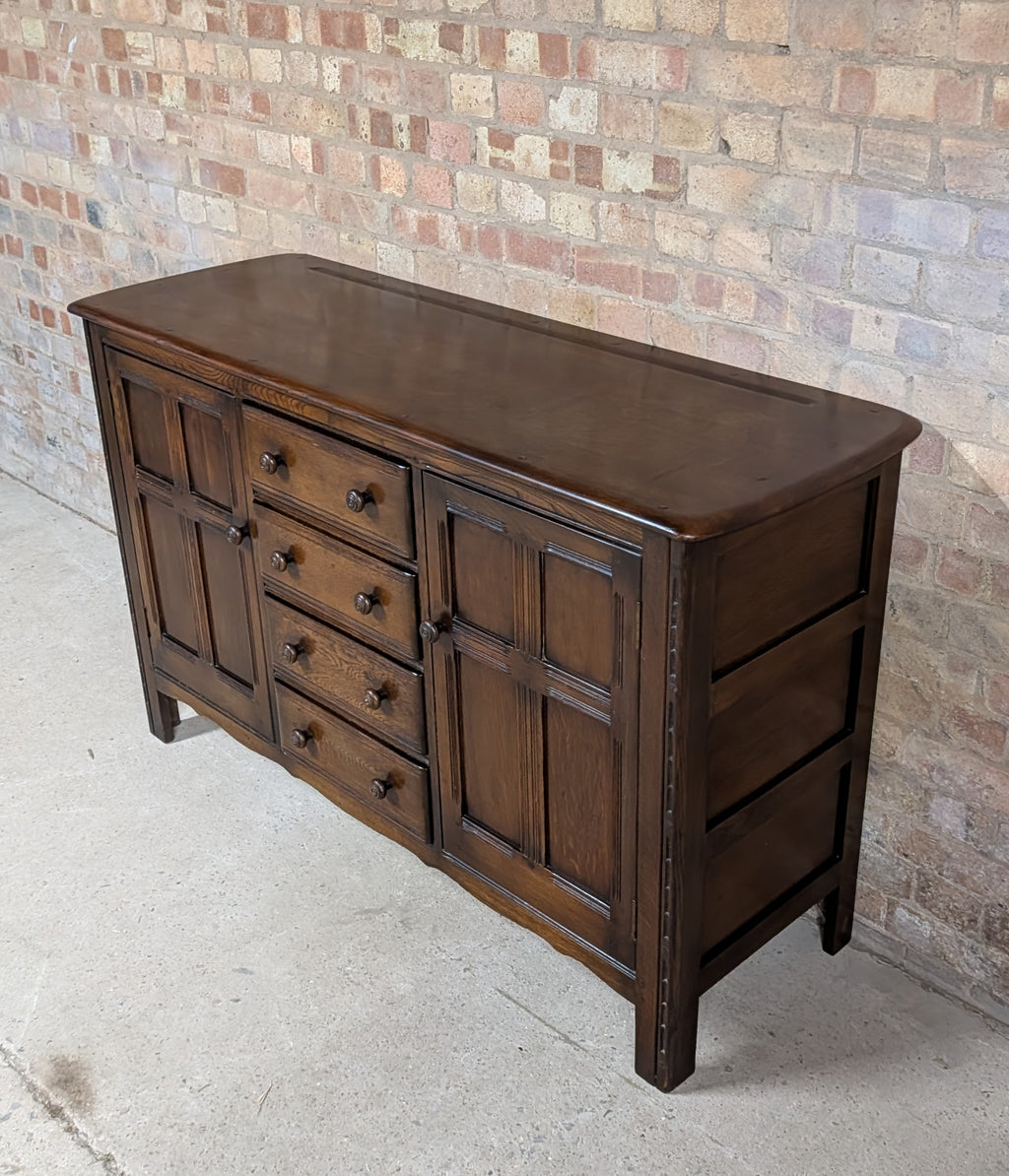 Vintage Ercol Old Colonial Oak Sideboard/ Dresser Base