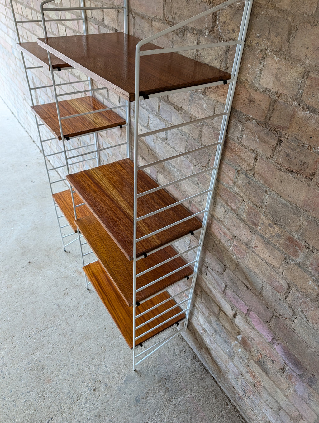 Mid Century Swedish Nisse Strinning  Teak Modular Shelving / Bookcase 1960s