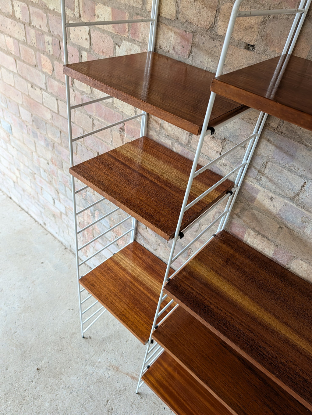 Mid Century Swedish Nisse Strinning  Teak Modular Shelving / Bookcase 1960s