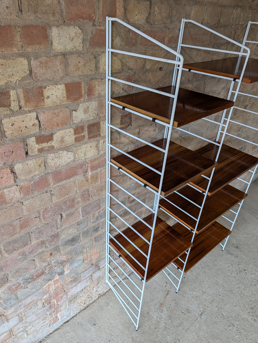 Mid Century Swedish Nisse Strinning  Teak Modular Shelving / Bookcase 1960s