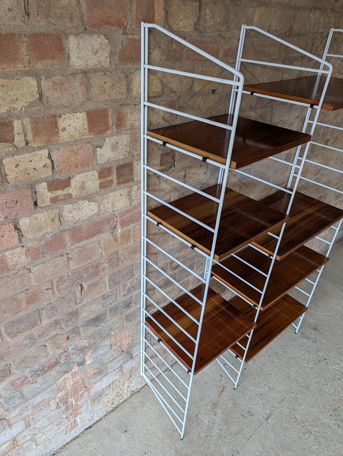 Mid Century Swedish Nisse Strinning  Teak Modular Shelving / Bookcase 1960s