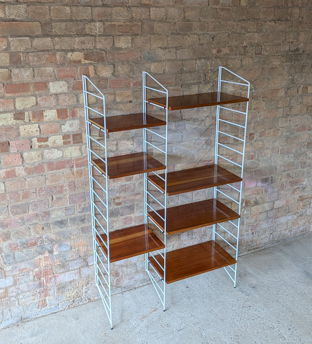 Mid Century Swedish Nisse Strinning  Teak Modular Shelving / Bookcase 1960s