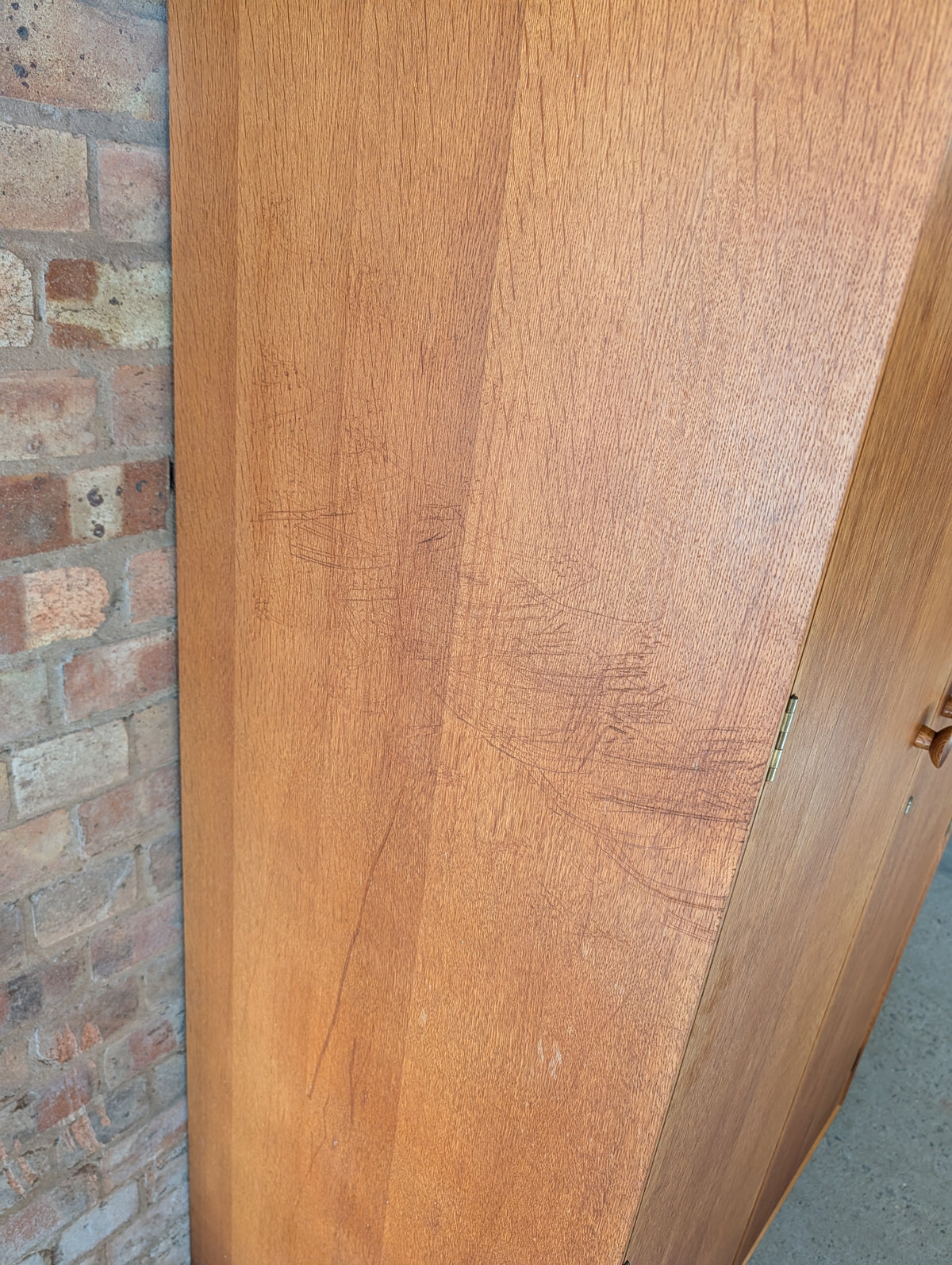 Mid Century Meredew Oak Wardrobe 1950s