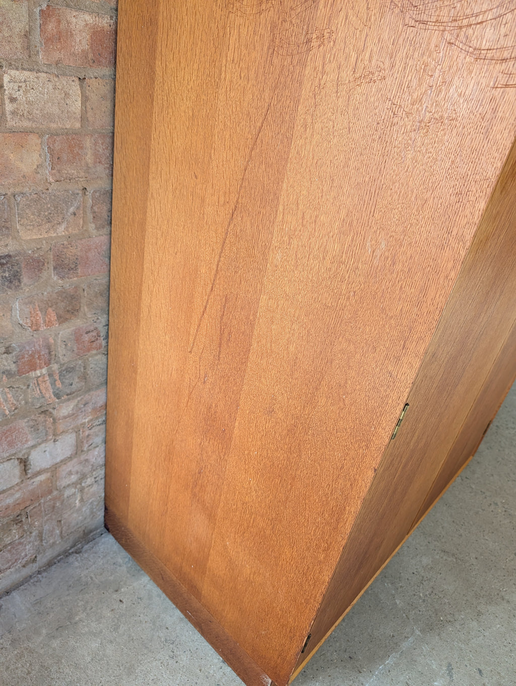 Mid Century Meredew Oak Wardrobe 1950s