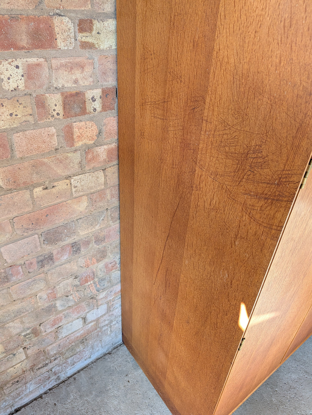 Mid Century Meredew Oak Wardrobe 1950s