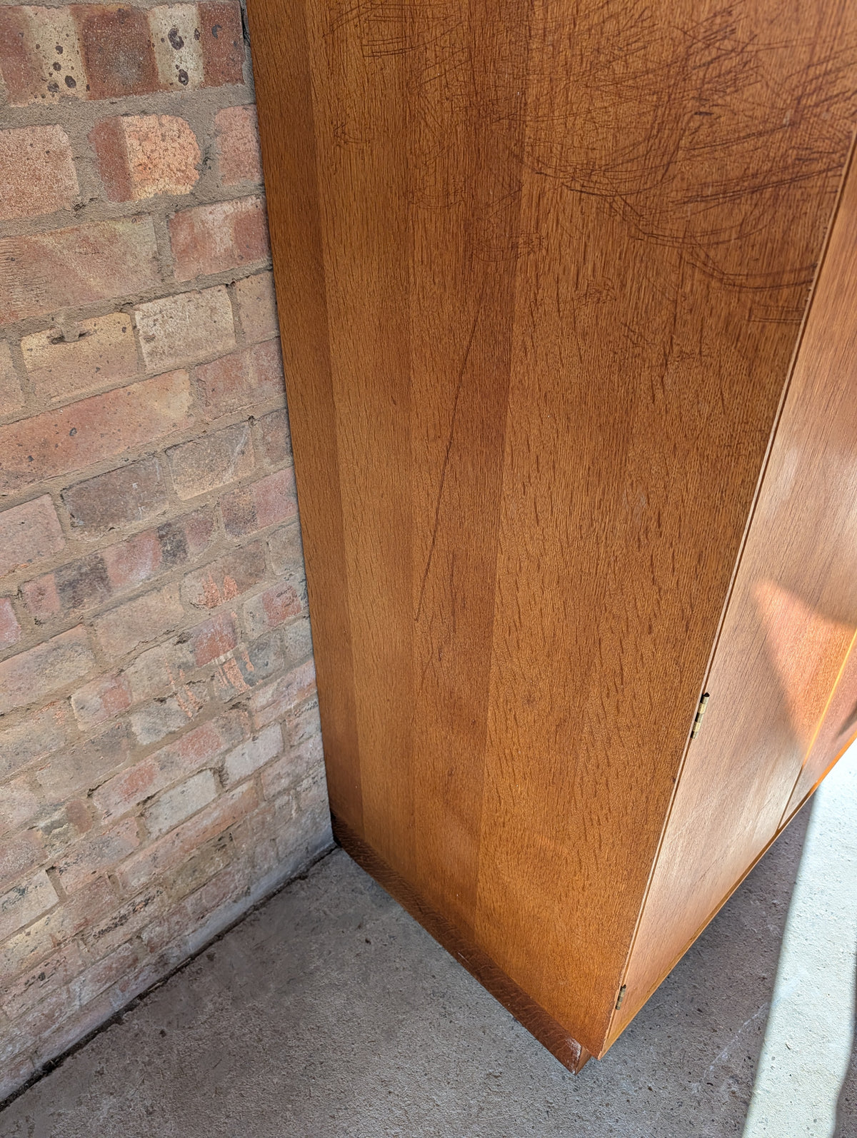 Mid Century Meredew Oak Wardrobe 1950s