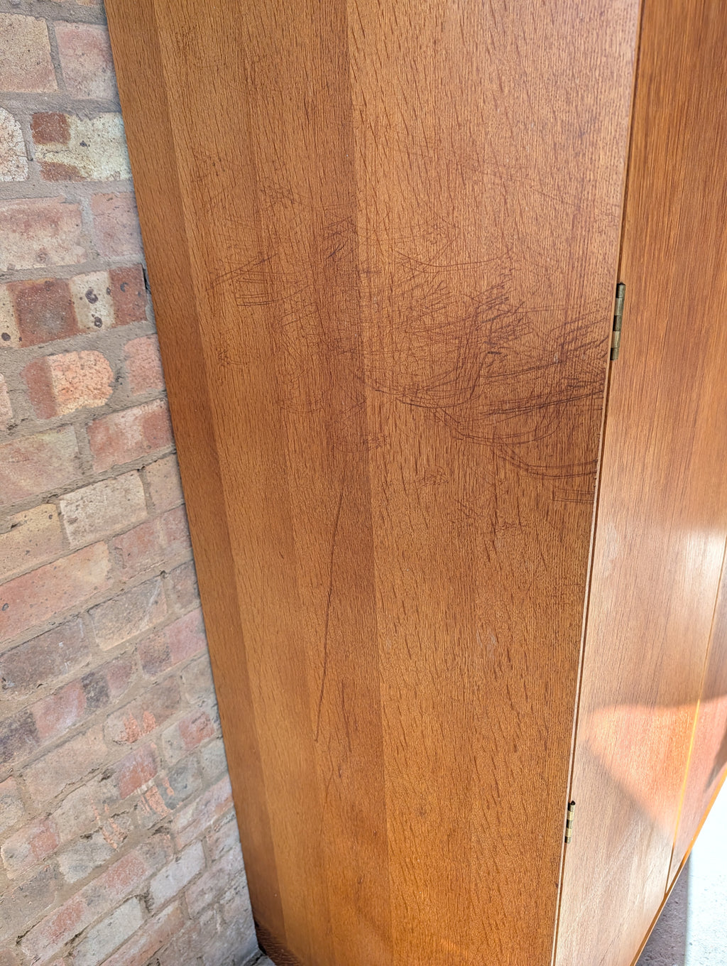 Mid Century Meredew Oak Wardrobe 1950s