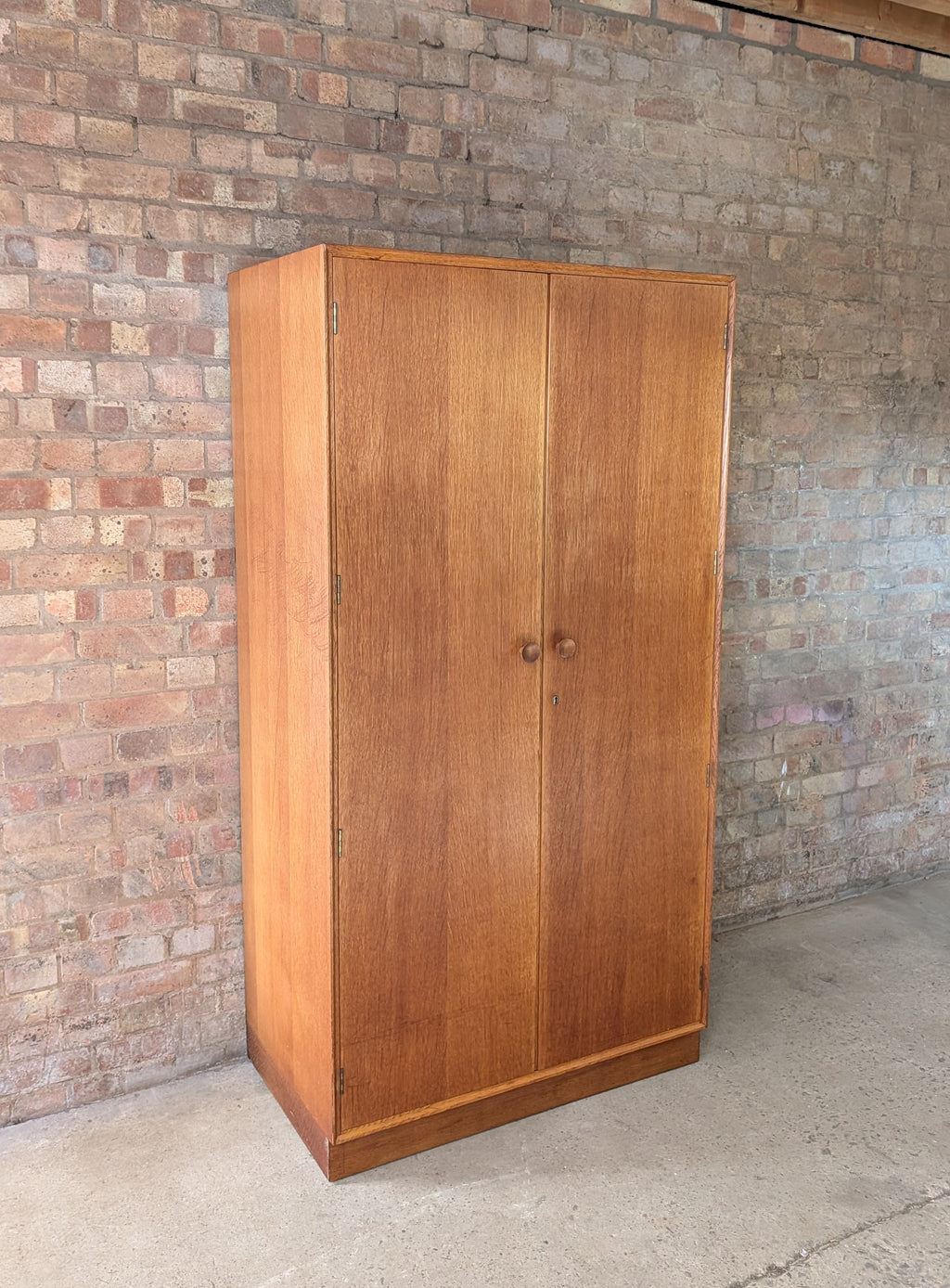 Mid Century Meredew Oak Wardrobe 1950s