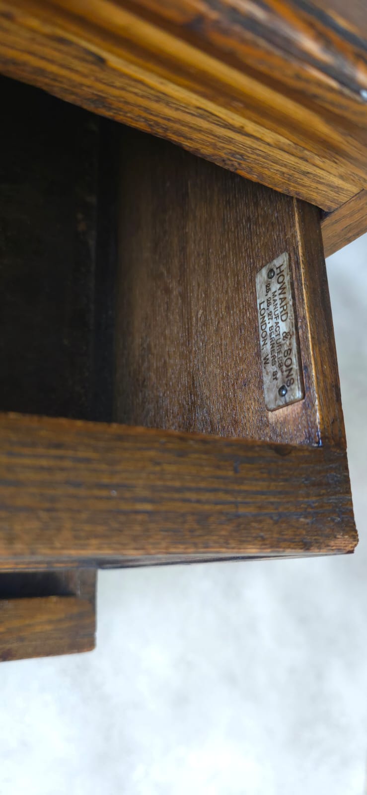 Early 20th Century Oak Howard & Sons Chest of Drawers