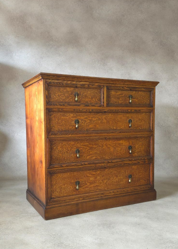 Early 20th Century Oak Howard & Sons Chest of Drawers