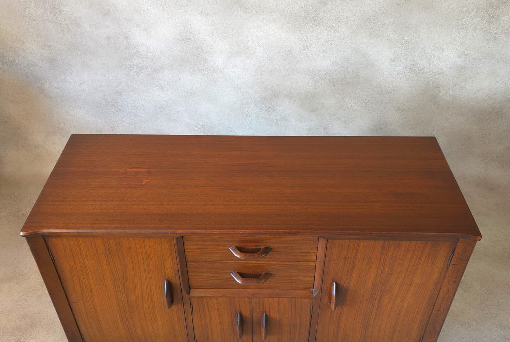 Mid Century Jentique Small Compact Teak Sideboard 1960s