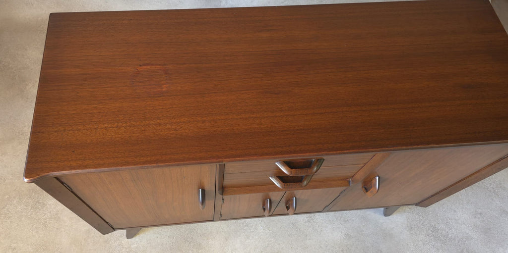 Mid Century Jentique Small Compact Teak Sideboard 1960s