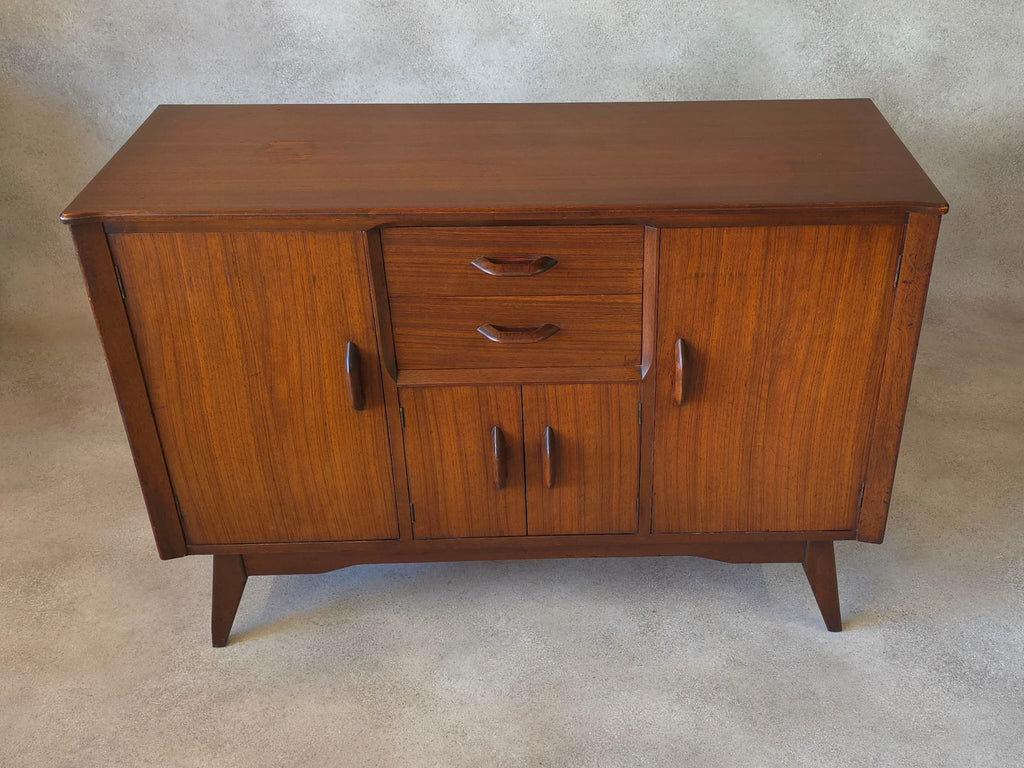 Mid Century Jentique Small Compact Teak Sideboard 1960s