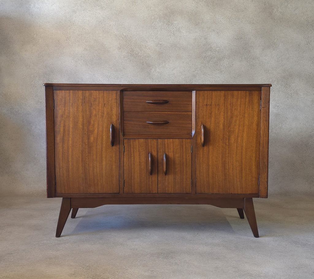 Mid Century Jentique Small Compact Teak Sideboard 1960s