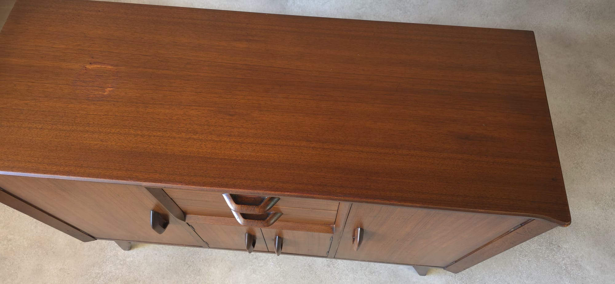 Mid Century Jentique Small Compact Teak Sideboard 1960s
