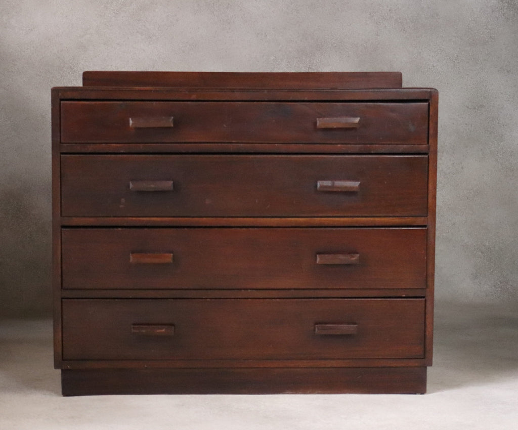 Vintage Mid Century Art Deco Style Utility Chest Of Drawers 1940s
