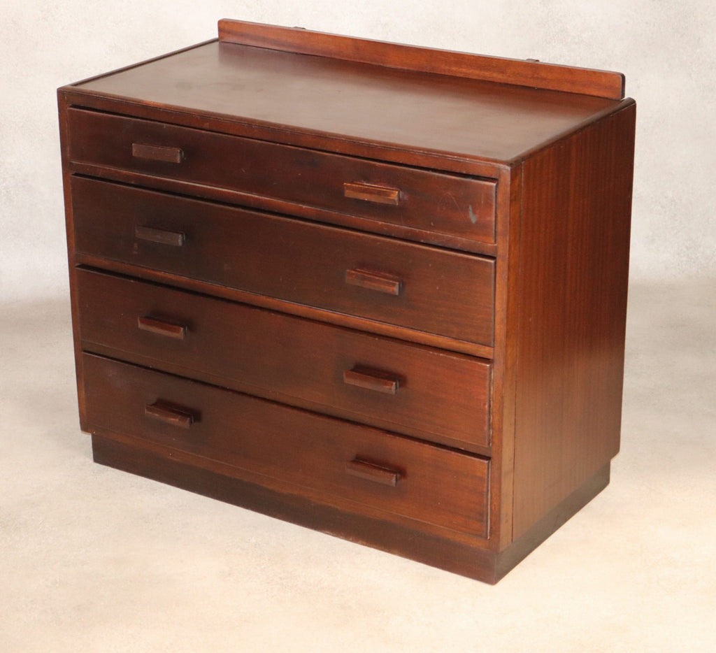 Vintage Mid Century Art Deco Style Utility Chest Of Drawers 1940s
