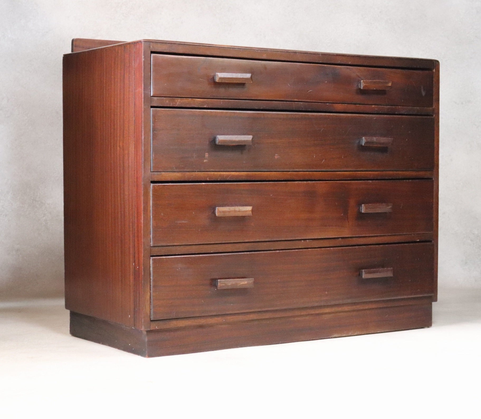 Vintage Mid Century Art Deco Style Utility Chest Of Drawers 1940s