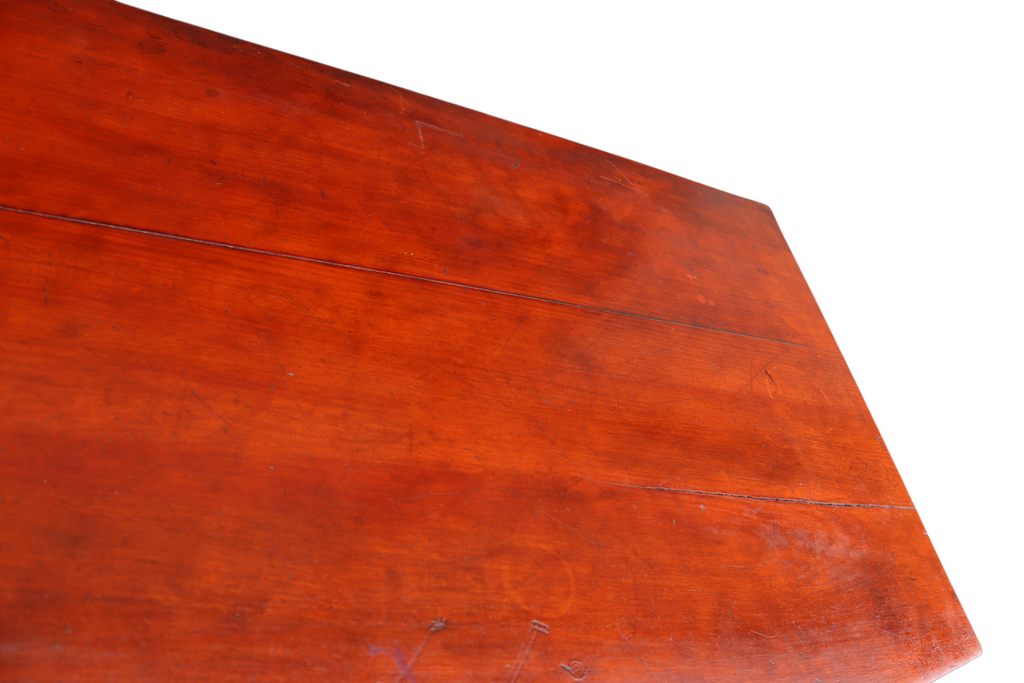 Antique Late Georigian Bow Front Large Mahogany Chest Of Drawers - 19th Century