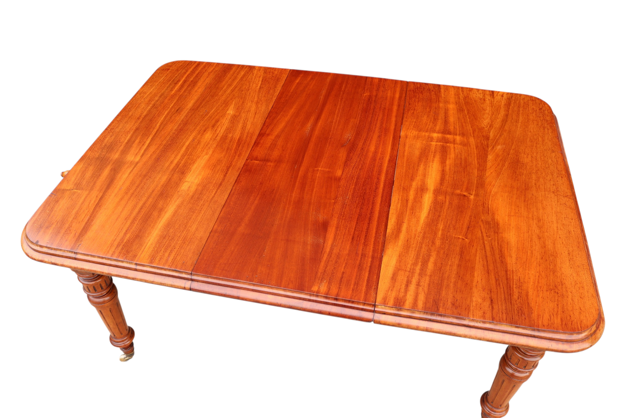 Victorian Mahogany Wind Out Dining Table by Joseph Fitter Antique 19th Century