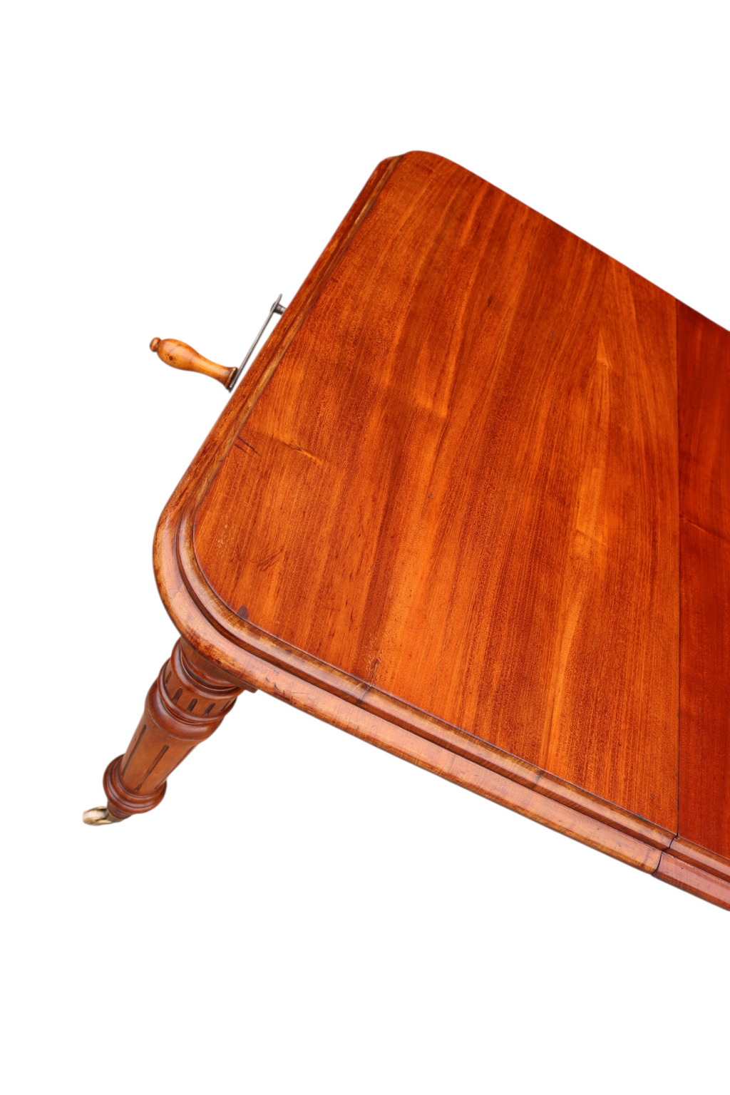 Victorian Mahogany Wind Out Dining Table by Joseph Fitter Antique 19th Century