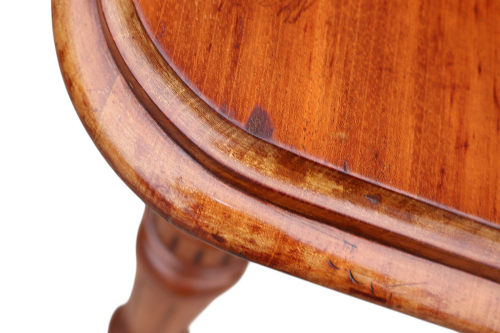 Victorian Mahogany Wind Out Dining Table by Joseph Fitter Antique 19th Century