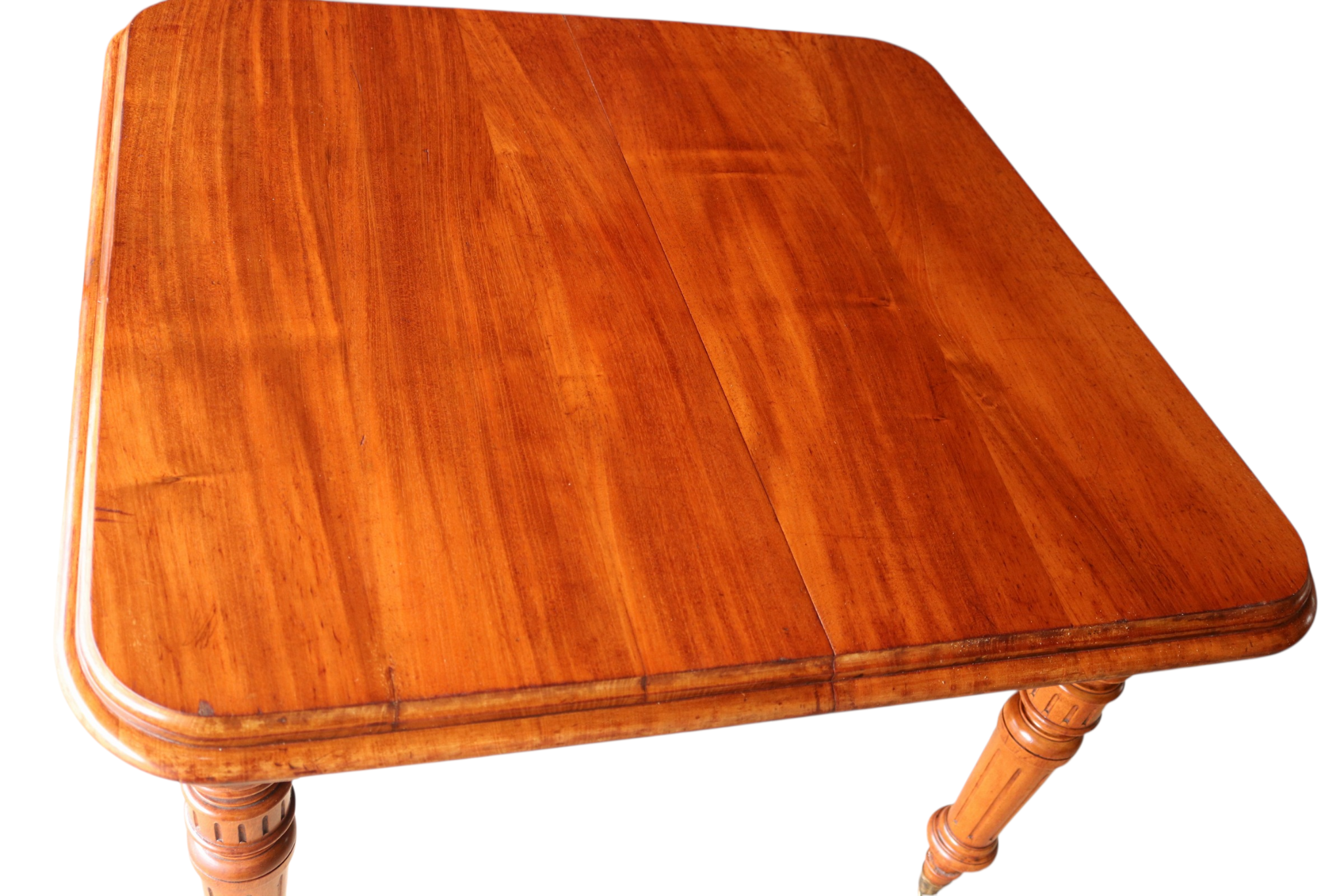 Victorian Mahogany Wind Out Dining Table by Joseph Fitter Antique 19th Century