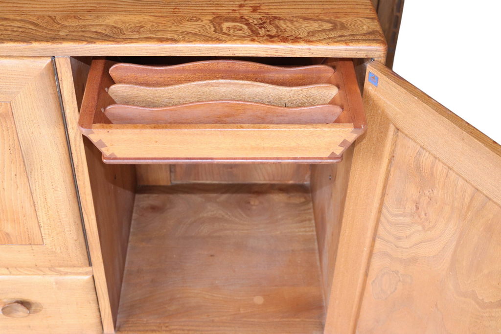 Vintage Ercol 467 Windsor Sideboard - Blonde Elm - Blue Label - MCM 1960s