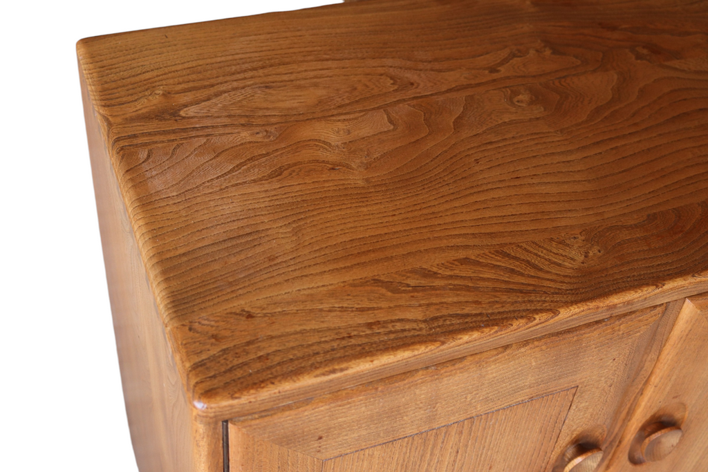 Vintage Ercol 467 Windsor Sideboard - Blonde Elm - Blue Label - MCM 1960s