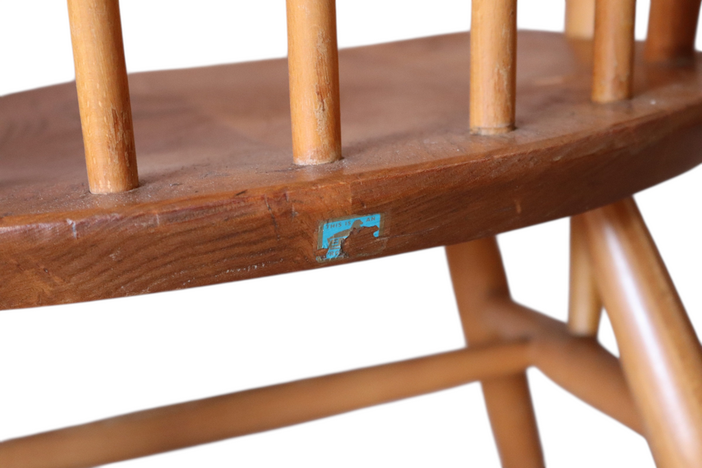 Vintage Ercol Quaker Carver Chair - Model 365A - Elm & Beech Armchair