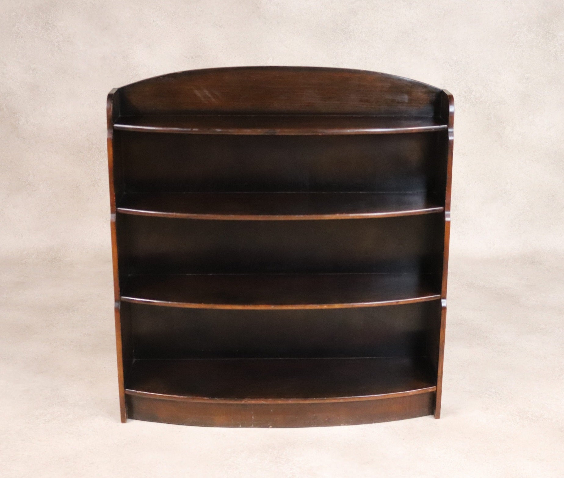 Vintage Oak Waterfall Open Bookcase