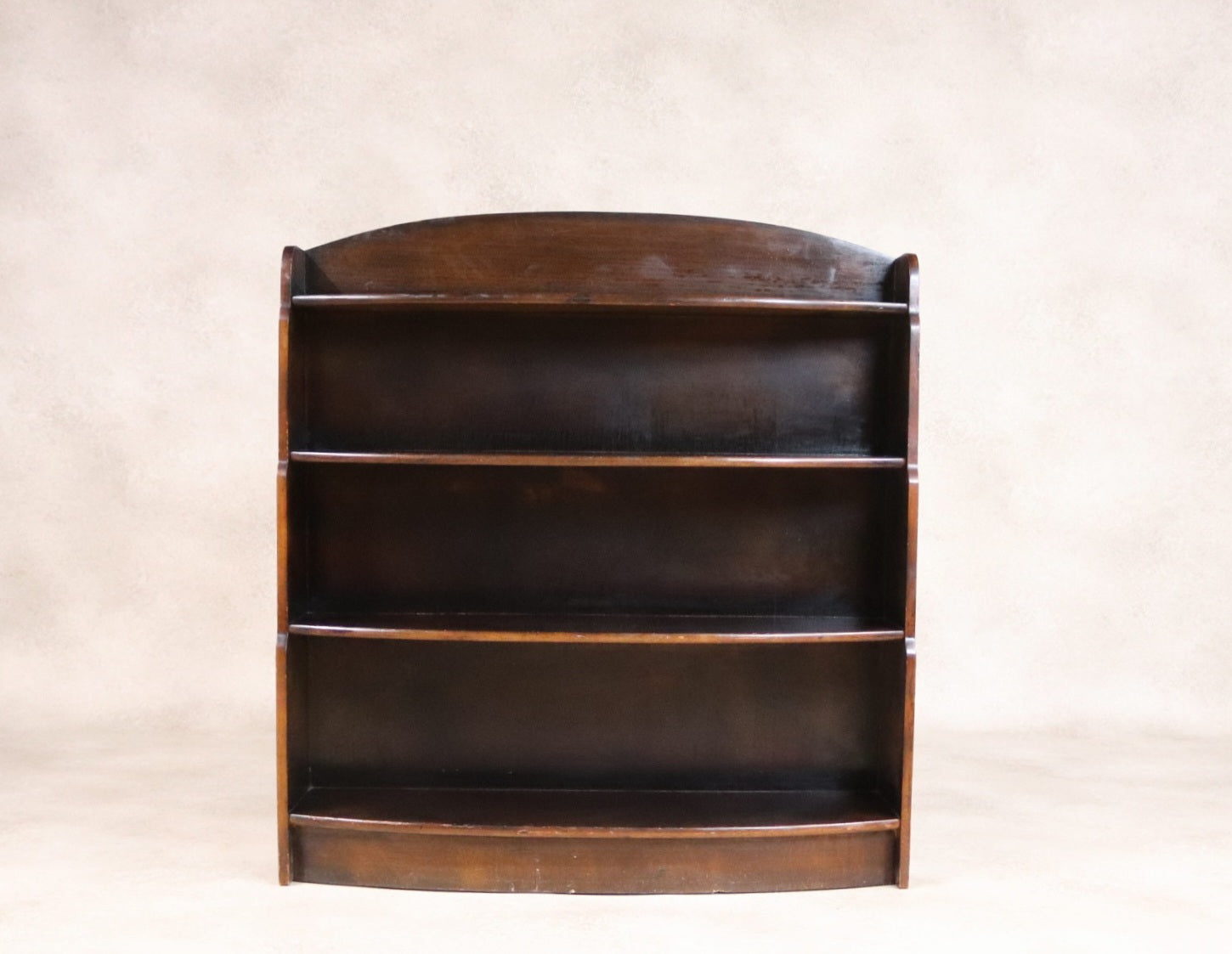 Vintage Oak Waterfall Open Bookcase
