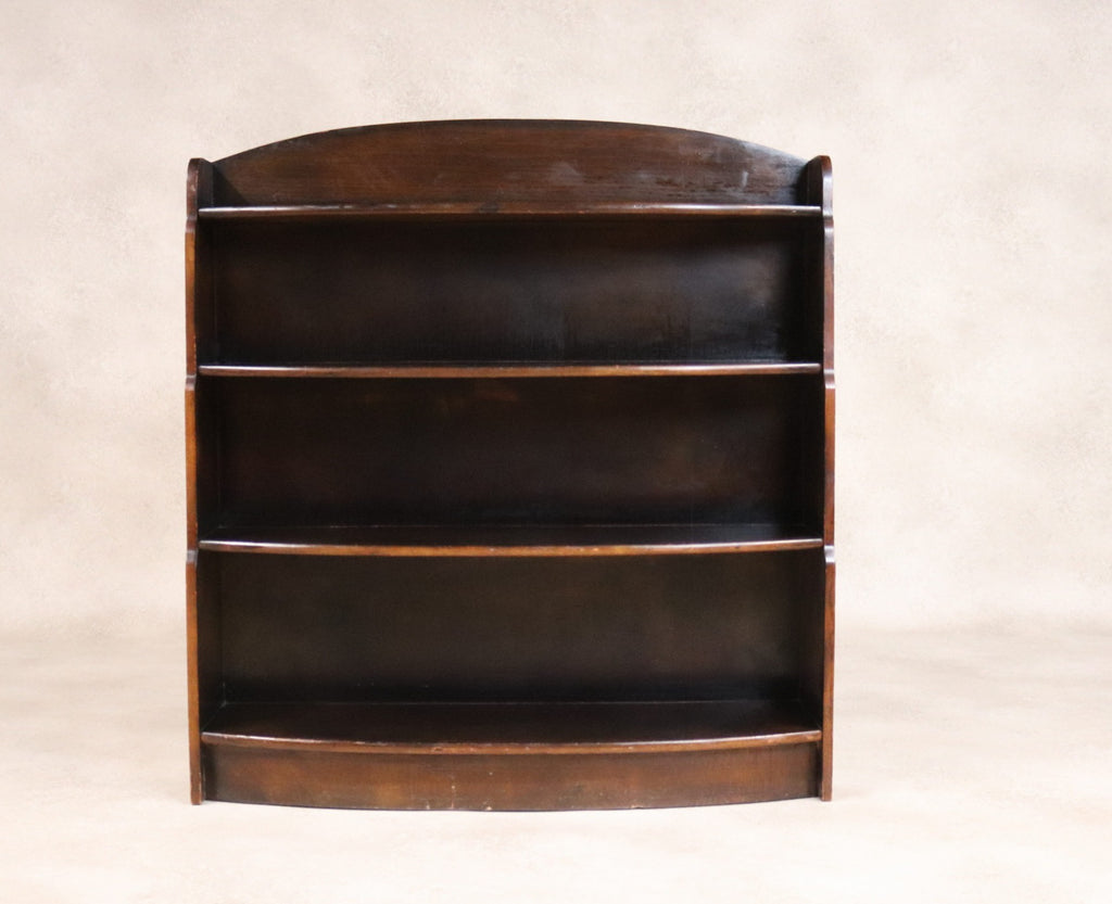 Vintage Oak Waterfall Open Bookcase