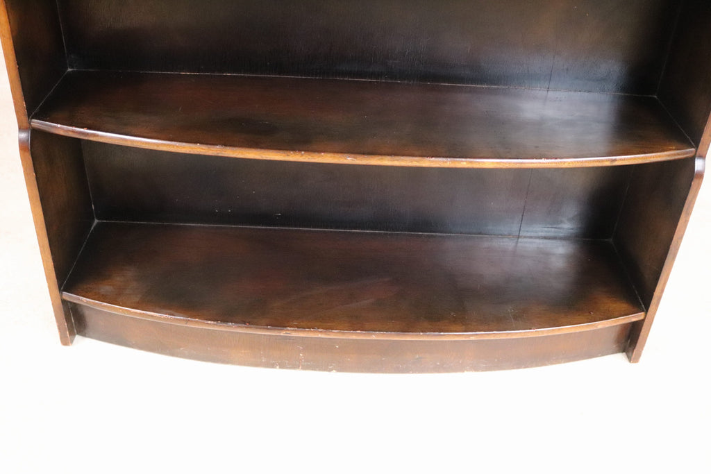 Vintage Oak Waterfall Open Bookcase