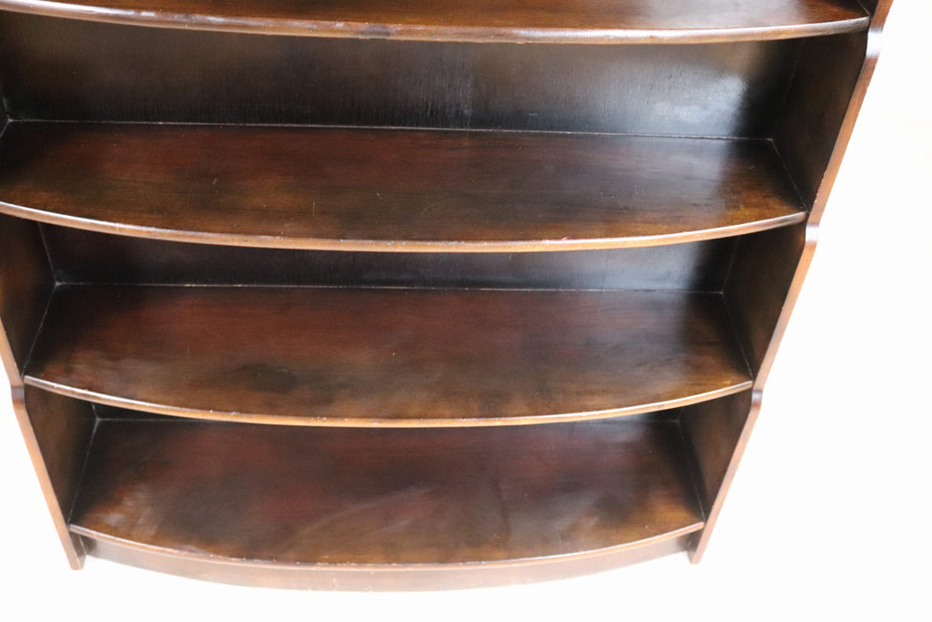 Vintage Oak Waterfall Open Bookcase