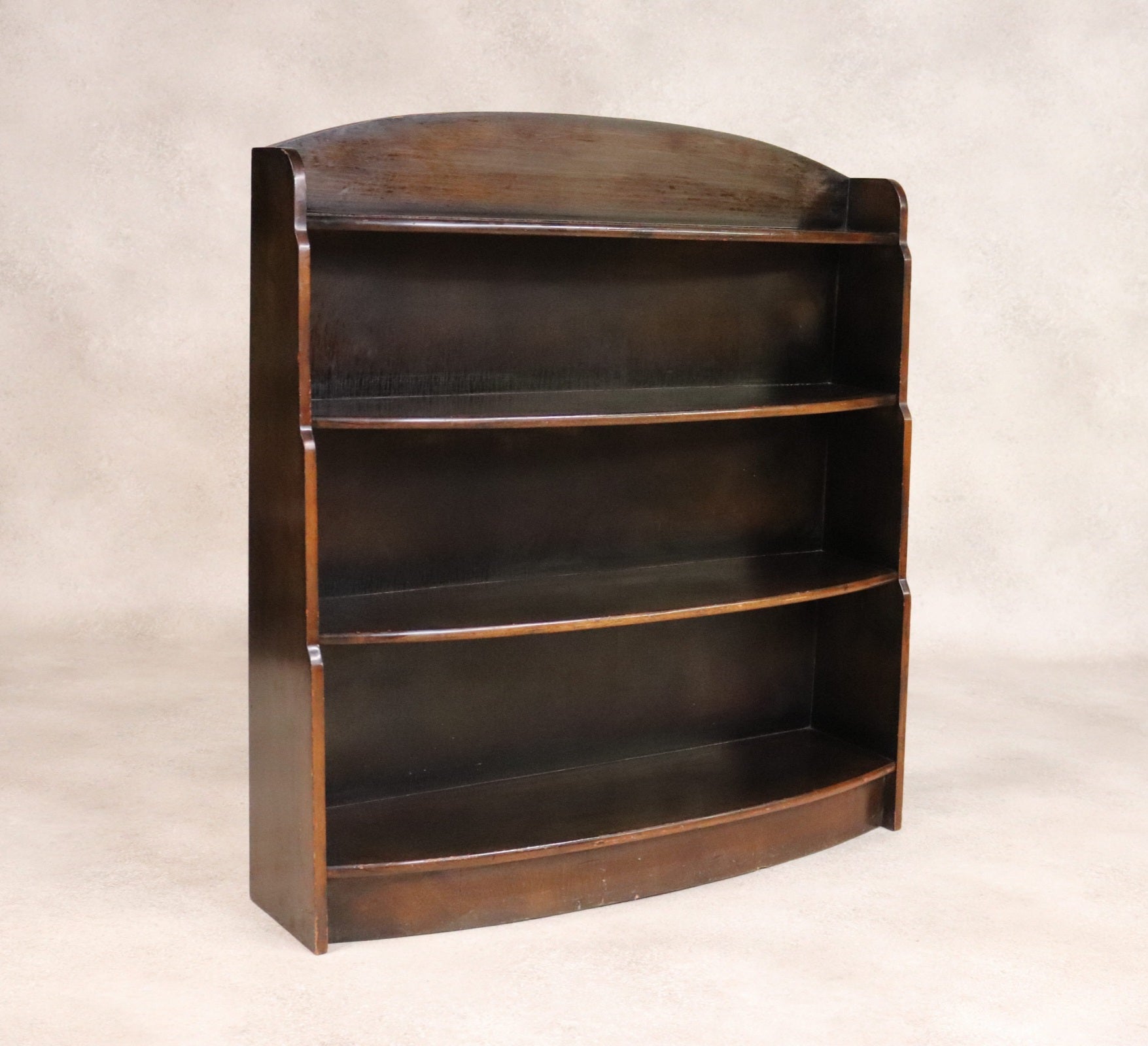 Vintage Oak Waterfall Open Bookcase