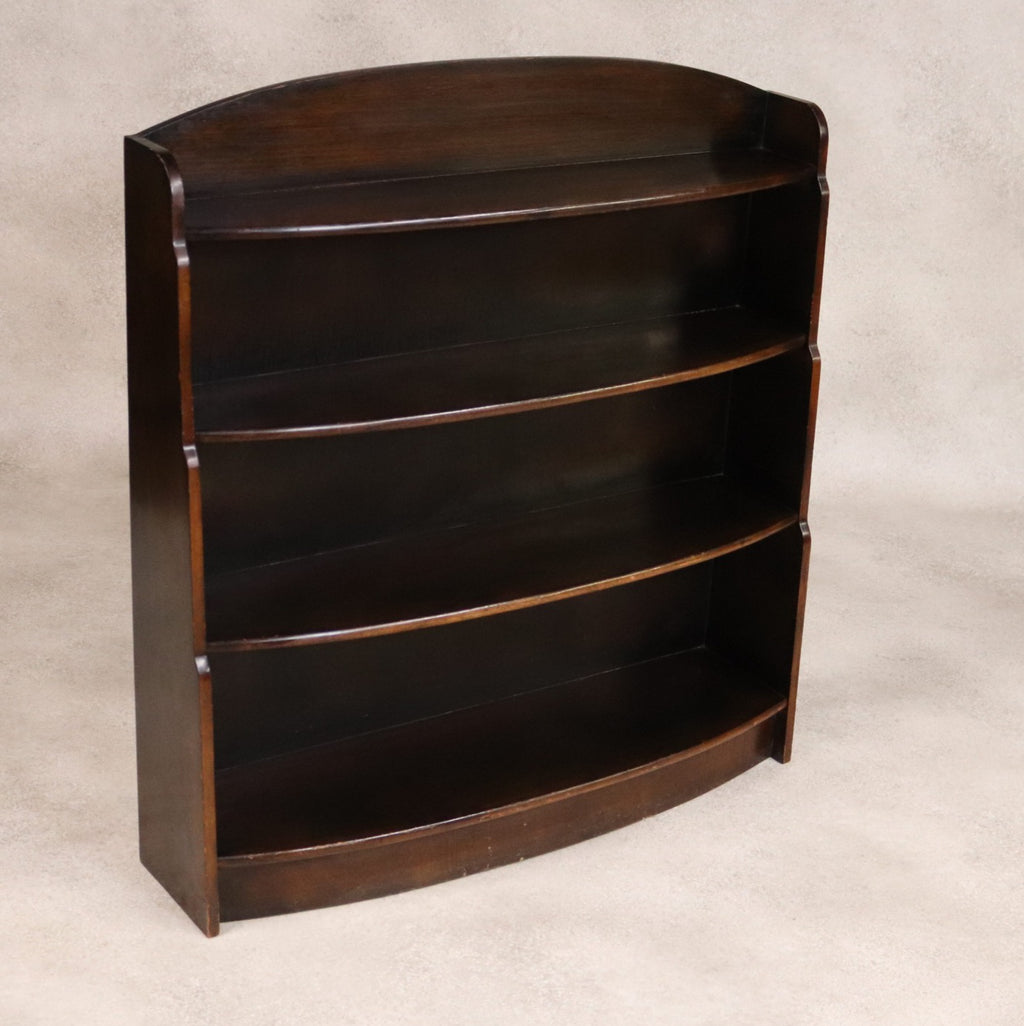 Vintage Oak Waterfall Open Bookcase