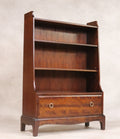 Vintage Stag Minstrel Waterfall Open Bookcase
