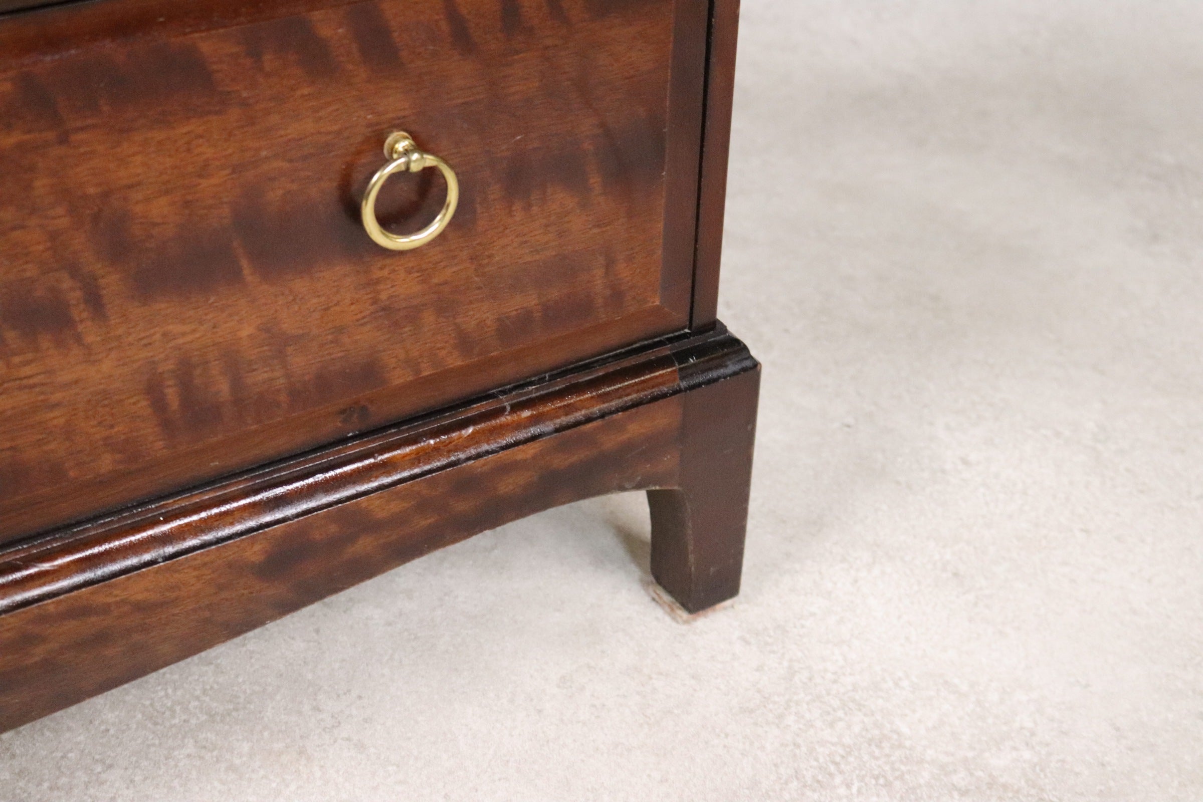 Vintage Stag Minstrel Waterfall Open Bookcase