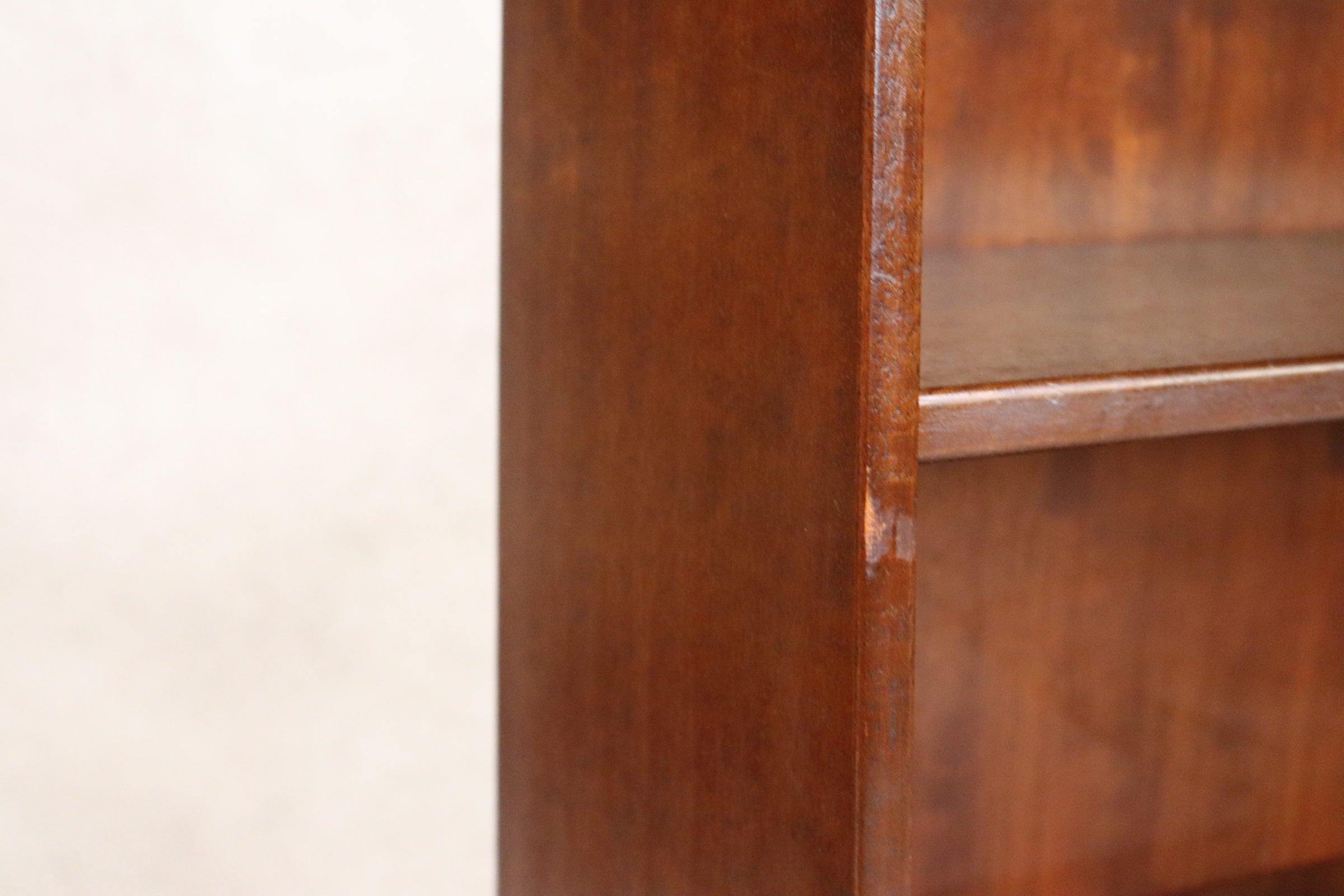 Vintage Stag Minstrel Waterfall Open Bookcase