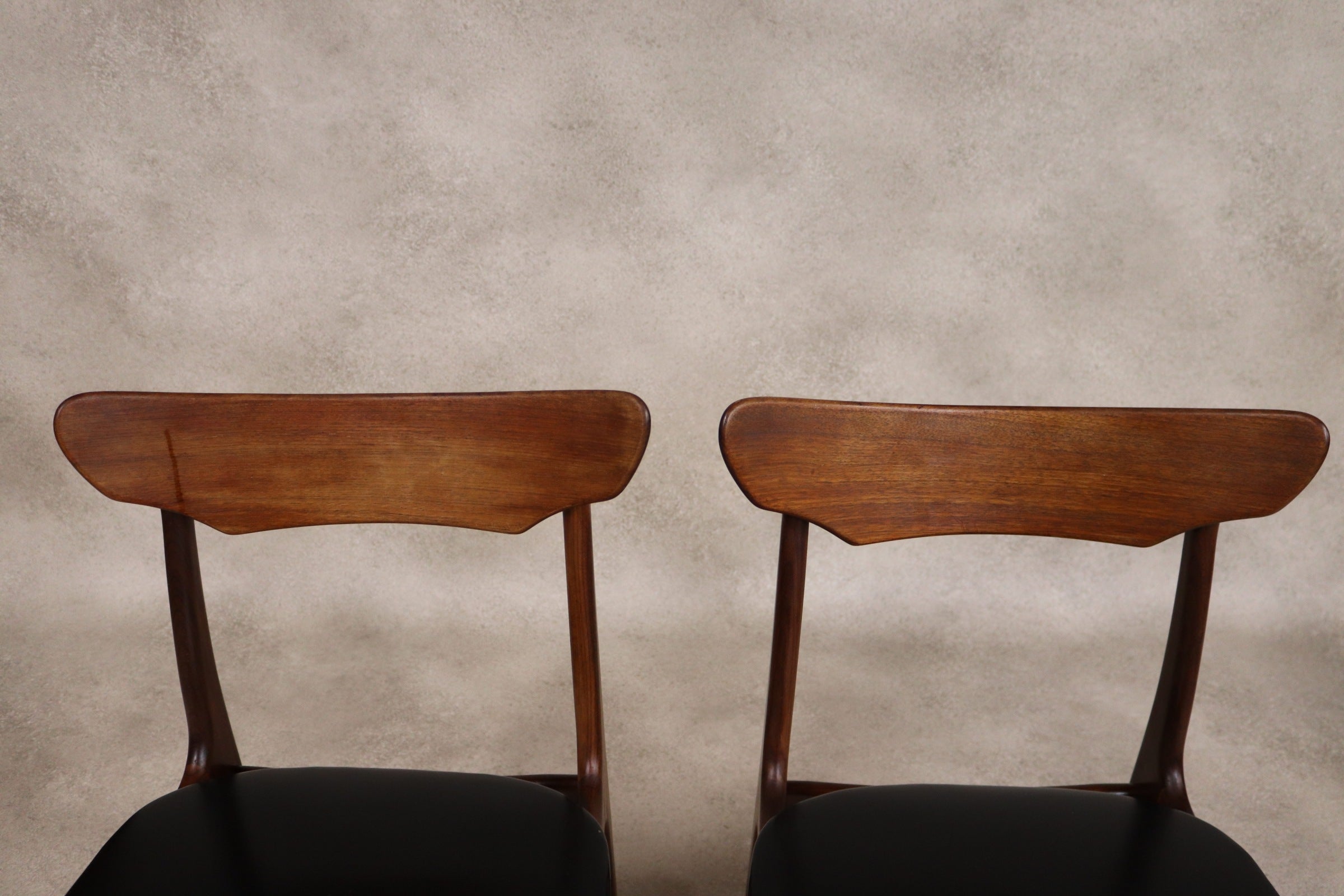 Set of 4 Danish Teak Dining Chairs Schionning & Elgaard Randers Mobelfabrik MCM