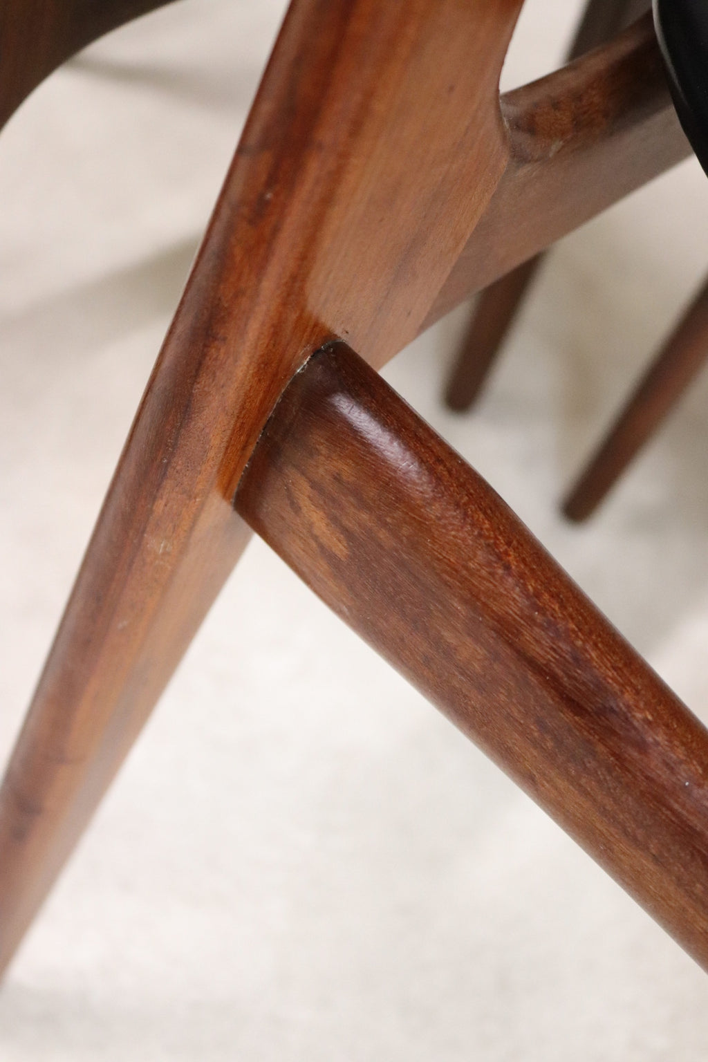 Set of 4 Danish Teak Dining Chairs Schionning & Elgaard Randers Mobelfabrik MCM