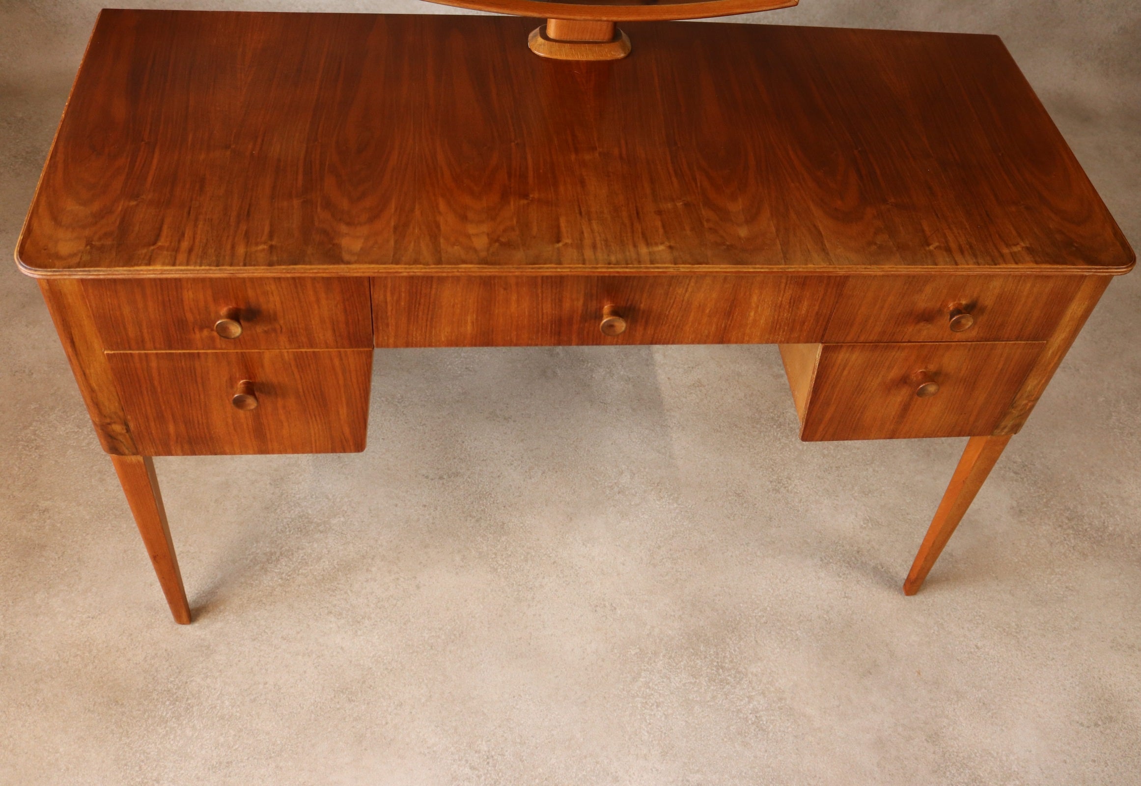 Mid Century Gordon Russell Walnut Dressing Table 1950s
